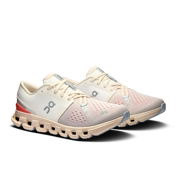 On Running Cloud X 4 in Ivory/Salmon | SLIGHTLY USED - Picture 6 of 12